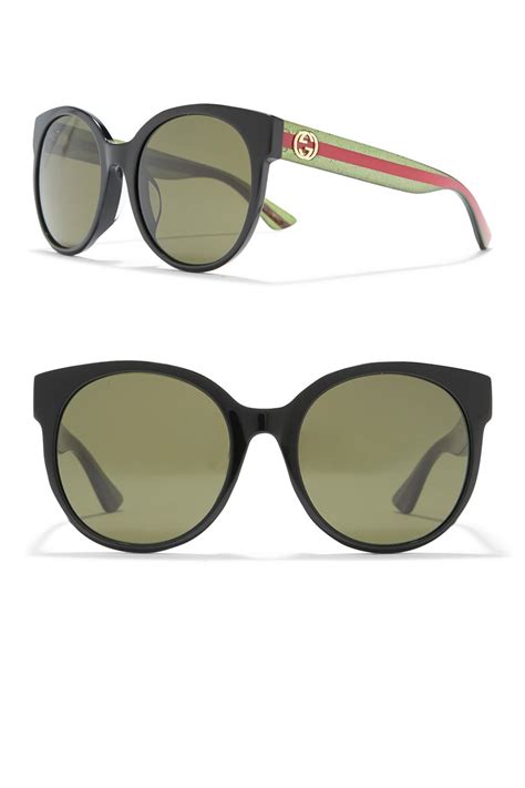 gucci 60mm sunglasses human face|gucci 56mm round sunglasses.